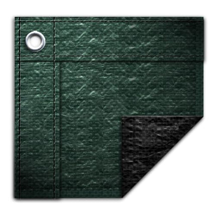 Pool Mate 371224R-PM Winter Pool Cover, Extra Heavy-Duty Green, 12 x 24 ft Inground Pools