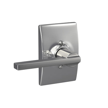 Schlage F170LAT625CEN Century Collection Latitude Decorative Trim Lever, Bright Chrome