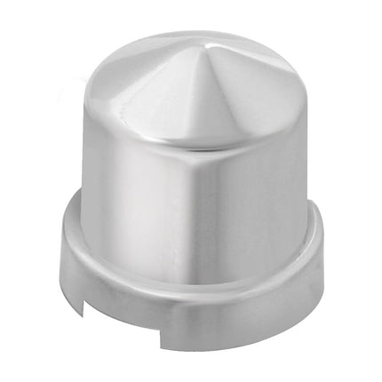 Grand General 10082SP Chrome 1/2" and 13mm x 13/16" Plastic Pointed Push-On Nut Cover with Flange