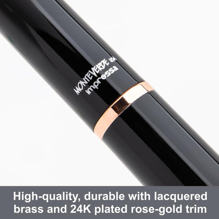 Monteverde MV29864 Impressa Suitable for Right or Left-Handed Fountain Pen Black