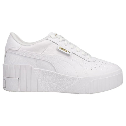 PUMA Women's Cali Wedge Sneaker, Puma White/Puma W