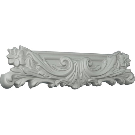 Ekena PML14X04OX 7/8" W 1/4" H Oxford Panel Moulding Center, Primed, 14 7/8-Inch x 4 1/4-Inch