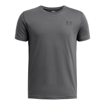 Under Armour Boys Sportstyle Left Chest T-Shirt Gray S