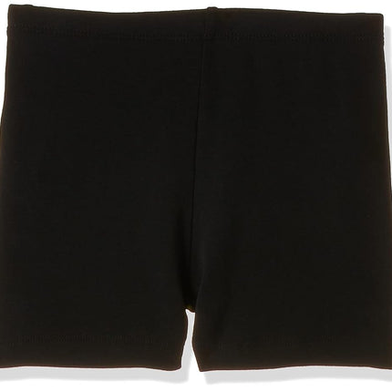 The Children's Place Girls' Basic Cartwheel Short, Black, 4