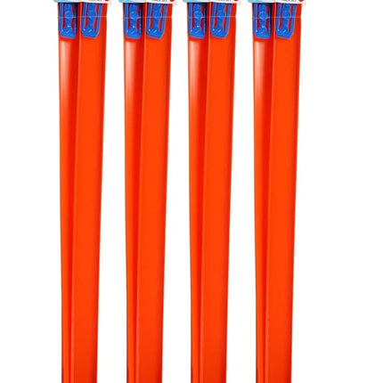 Hot Wheels Tracks Expansion Packs Track Pieces & Connectors 4 Packs of 2 (Straight Track)