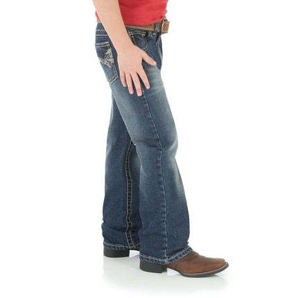 Wrangler Big Boys' 20x Vintage Boot Cut Jean, Midland, 9 Slim