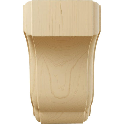 Ekena COR02X02X04CPAL 2 1/2-Inch Width x 2 3/4-Inch Depth x 4 1/2-Inch Height Capistrano Mission Corbel - Alder