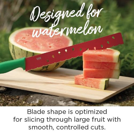 Kuhn Rikon 25900 Melon Knife, 1, Red/Green