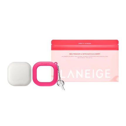 Laneige Neo Blurring Powder & Keychain Duo | Clip-