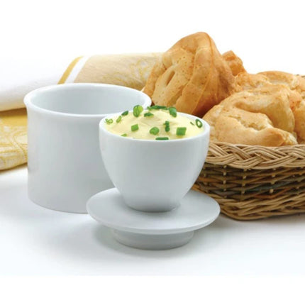 Norpro Porcelain White Butter Keeper
