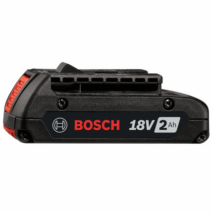 Bosch BAT612-2PK 18-volt Lithium-Ion 2.0 AH Slim Pack Battery with Digital Fuel Gauge, 2-Pack