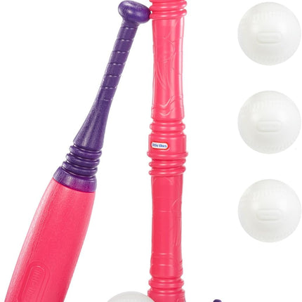 Little Tikes T-Ball Set, Pink, 5 Balls, for Toddle