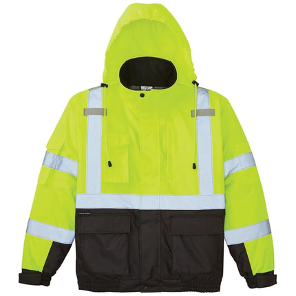 Klein mens Wrap Coat, Yellow and Black, L