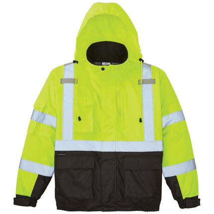 Klein mens Wrap Coat, Yellow and Black, L