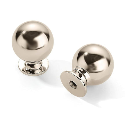 CABDM 10 Pack 1-1/4 Inch Solid Polished Nickel Cab