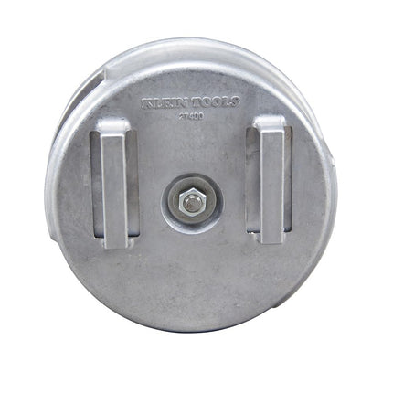 Klein Tools 27400 Tiewire Reel, Lightweight Aluminum, Left Handed and Right Handed with Rewind Knob
