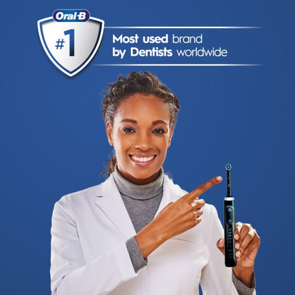Oral-B GENIUS X LIMITED, Rechargeable Electric Toothbrush with Artificial Intelligence, 1 Brush Head, 1 Travel Case, Midnight Black