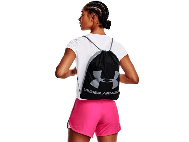 Under Armour Unisex UA Ozsee Sackpack, Drawstring Bag for the Gym, Running, Jogging, and More, Versatile Gym Bag with Chest Clip for Added Comfort