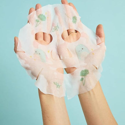 TONYMOLY x Squishmallows Sheet Mask Set – 4-Pack Facial Skincare Variety for Hydrating, Soothing, Repairing, Nourishing, Moisturizing & Glowing Skin