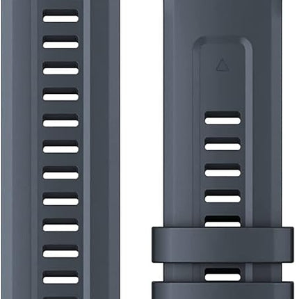 Garmin 22mm QuickFit watch band, Silicone, Granite