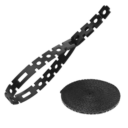 Klein Tools 450-700 Stretch Cable Tie Roll, Cable Management for Cord and Wire with Dispenser Box, Nylon Strap, Mountable, 75-Foot