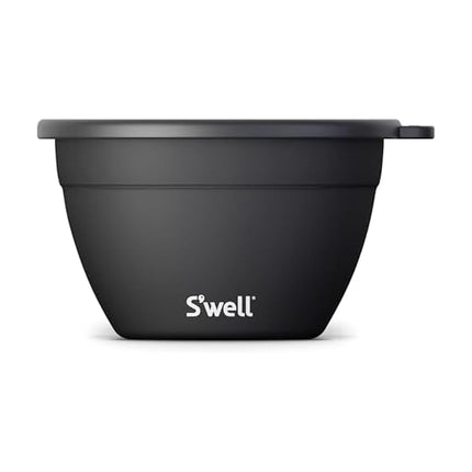 S'well Stainless Steel Salad Bowl Kit - 64oz, Onyx