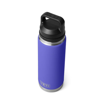 YETI Rambler 26 oz Bottle, Leakproof, Vacuum Insulated, Stainless Steel with Chug Cap, Ultramarine Violet