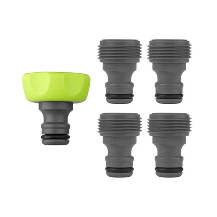 Flexzilla Garden Hose Quick-Connect Fittings, 5-Piece Plug Kit