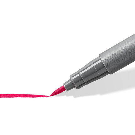 STAEDTLER 371 C12-4 Pigment Arts Brush Pen - Assorted Portrait Colours (Pack of 12)