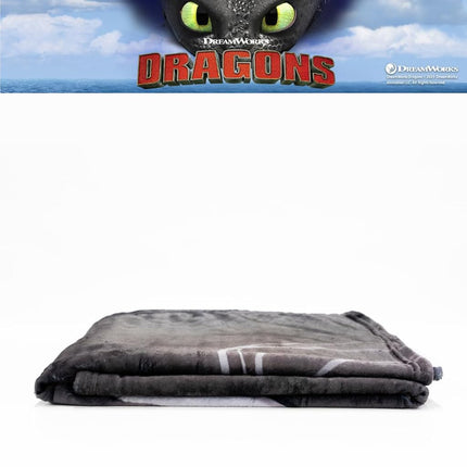 Franco How to Train Your Dragon Toothless Kids Bedding Super Soft Plush Cozy Throw, 46 in x 60 in, (Officially Licensed Product)