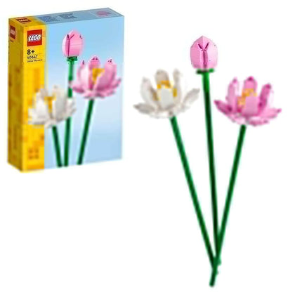 LEGO Botanicals Lotus Flowers Set, Compatible with