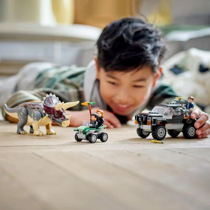 LEGO Jurassic World Dino Combo Pack 66774, pack économique de jouets, coffret cadeau 2 en 1 Triceratops et Vélociraptor, cadeau de Noël pour les enfants de 7 ans et plus