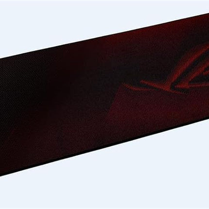 ASUS ROG Scabbard II extended gaming mouse pad, 900x400 mm, (protective nano coating for a water-, oil-and dust-repellant surface, with anti-fray, flat-stitched edges and a non-slip rubber base) Black
