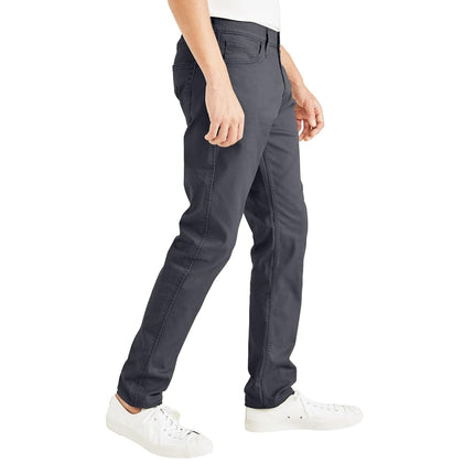 Pantalones casuales Dockers para hombre, corte jean, ajuste delgado, tecnología All Seasons - Gris - 31W x 30L