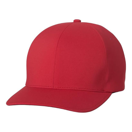 Flexfit Men's Delta Seamless Cap Hat, Red, S-M