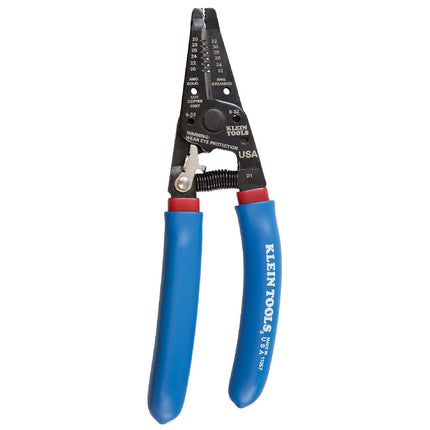 Klein Tools 11057 Wire Cutter/Wire Stripper, Heavy Duty Wire Cutter Stripper for 20-30 AWG Solid Wire and 22-32 AWG Stranded Wire