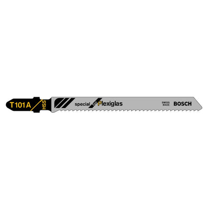 Bosch T101A 5 pieces 4 In. 14 TPI Special For Plexiglas T-Shank Jig Saw Blades