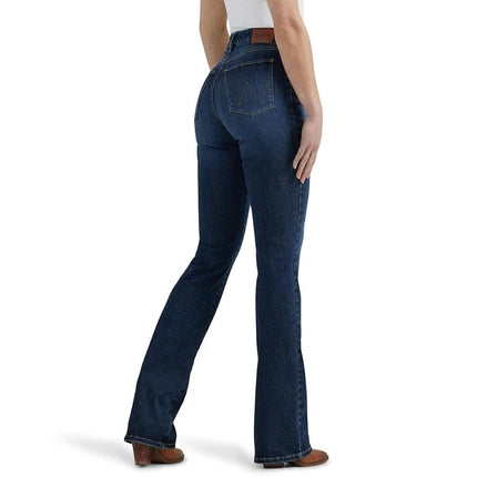 Wrangler Women's Bespoke High Rise Lacey Bootcut Jean, Denim, 27W x 30L