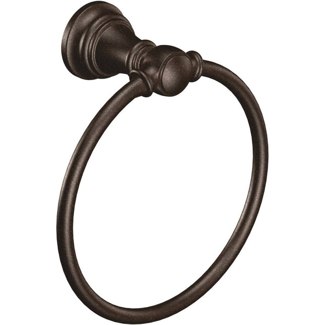 Moen YB8486ORB Weymouth Towel Ring, Oil Rubbed Bro