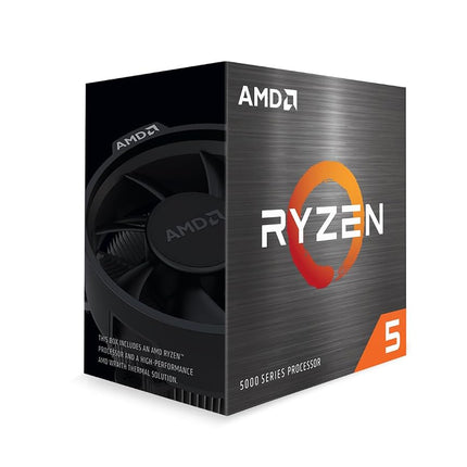 AMD Ryzen 5 5500 Processor (6 cores/12 threads, 65W DTP, AM4 socket, 19 MB cache, up to 4.2 GHz max boost, wraith stealth cooler)