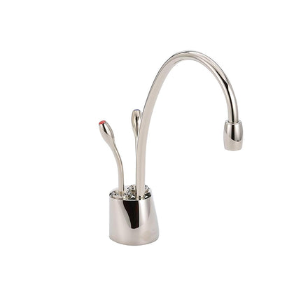 InSinkErator F-HC1100PN Mitigeur distributeur d'eau chaude et froide contemporain Indulge, nickel poli