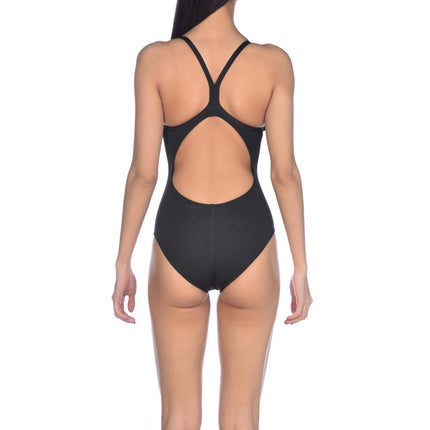 Arena Women's Spraypaint Light Drop Back MaxLife One Piece Swimsuit Black