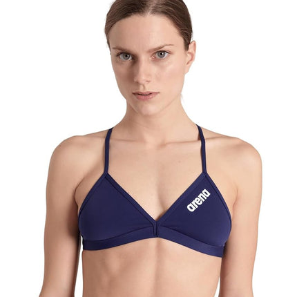ARENA Performance Team Solid Bikini Top for Women,
