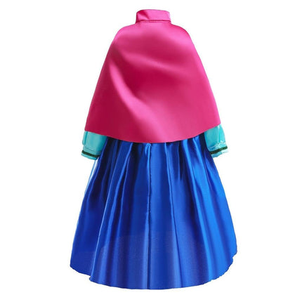 Dressy Daisy Little Girls' Ice Princess Dress with Cape, Dark Blue, Size 6