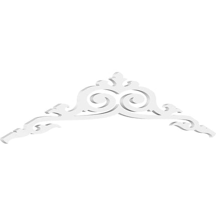 Ekena GPP072X015X100BAI Gable Pediment, Primed, 72" W x 15" H x 1" P (5/12)