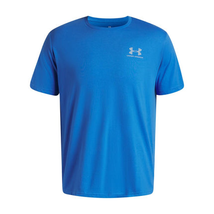 Under Armour Sportstyle Left Chest Short Sleeve Shirt - Blue Atlantis / / Blue Calm - L