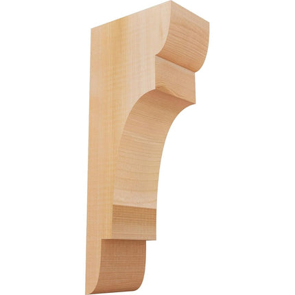 Ekena Millwork COR04X06X14NEB00SWR 3 1/2"W x 6"D x 14"H New Brighton Smooth Corbel, Western Red Cedar