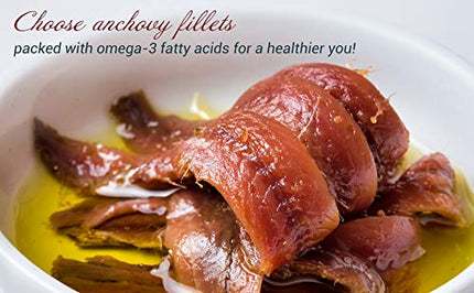 AgostinoRecca "Agostino Recca" Fillets of Anchovies 8.1 Oz