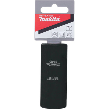 Makita A-96322 15/16" Deep Well Impact Socket with 1/2" Drive