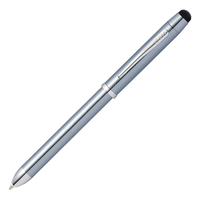 CROSS Tech3+ Engraved Frosty Steel Multi-Function 
